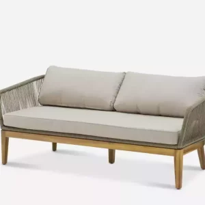 Teak Outdoor Lounge Bench 2 Seater